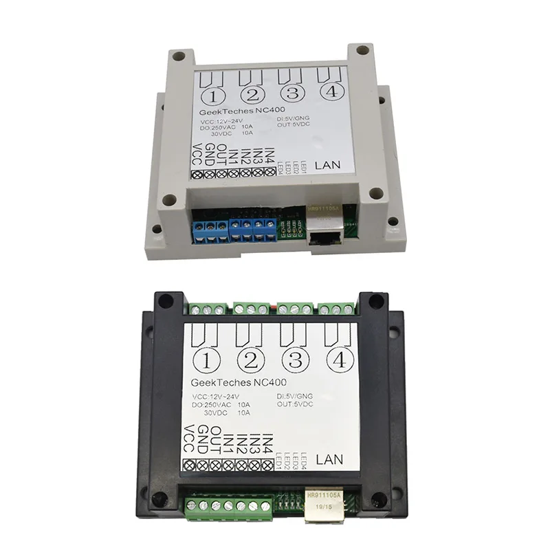 Ethernet RJ45 TCP/IP веб пульт дистанционного управления с 4 каналами реле UDP W5500 сетевой