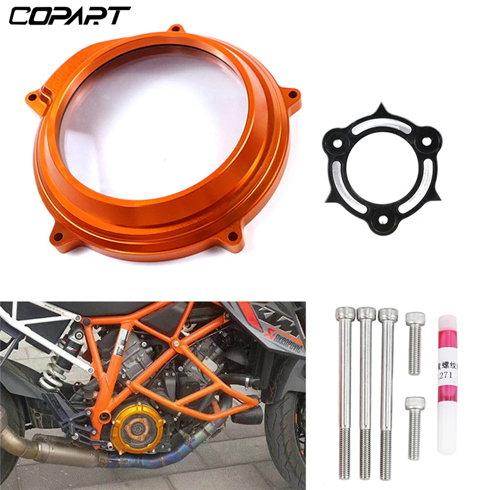 Для KTM 1050 1090 1190 Adventure R 1290 Super Duke GT LC8 Прозрачная крышка сцепления защитная накладка|