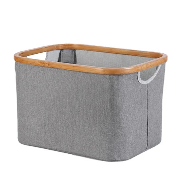 

Collapsible Storage Baskets Laundry Basket Toy Storage Practical Sundries Home Organizer,Gray