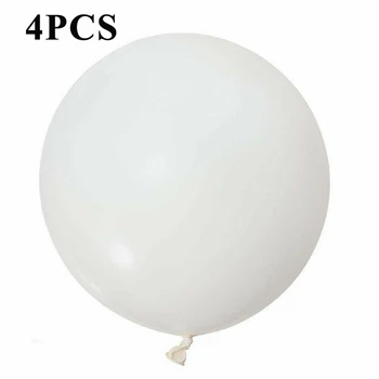 

4pcs 24-inch White Round Latex Balloons DIY Home Travel Wedding Party Decor Christmas Decoration For Home 2019 Navidad