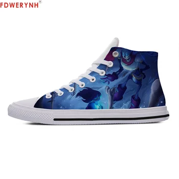 

Men's Casual Shoes Undertale Sans Pattern Unisexing Harajuku 3D Printing Logo Man Breathable Lightweight Mesh Shoes
