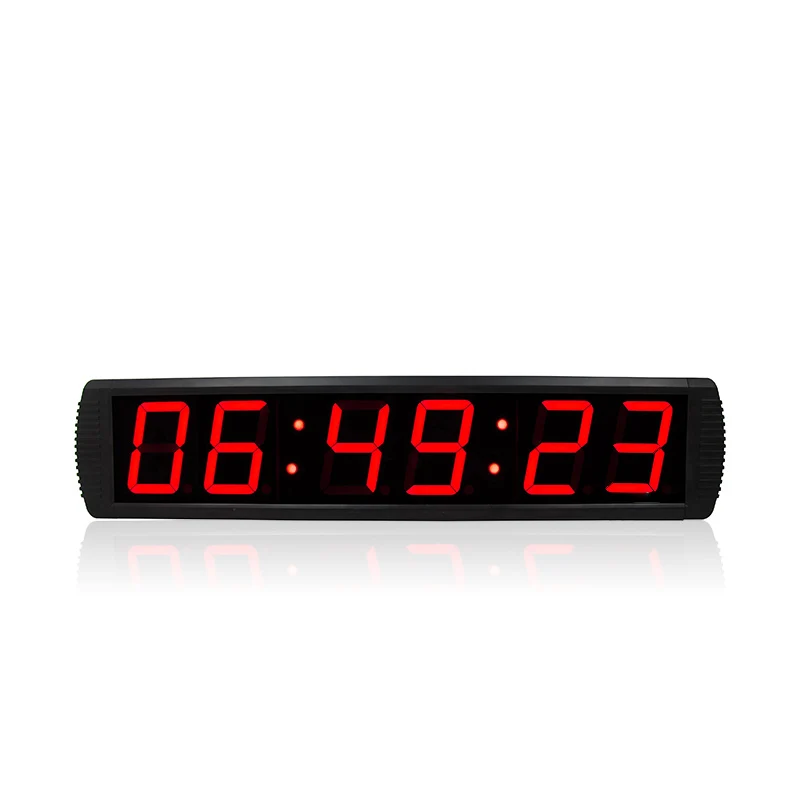 

Large indoor digital wall clock electronic led alarm clock with count up functions