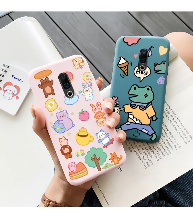 cases for meizu belt TPU Shell Black Soft For Meizu 16 Case Personality Tide Shell For Meizu 16 Plus Case Cartoon Cute Trend Shell For Meizu 16 Case meizu phone case with stones craft