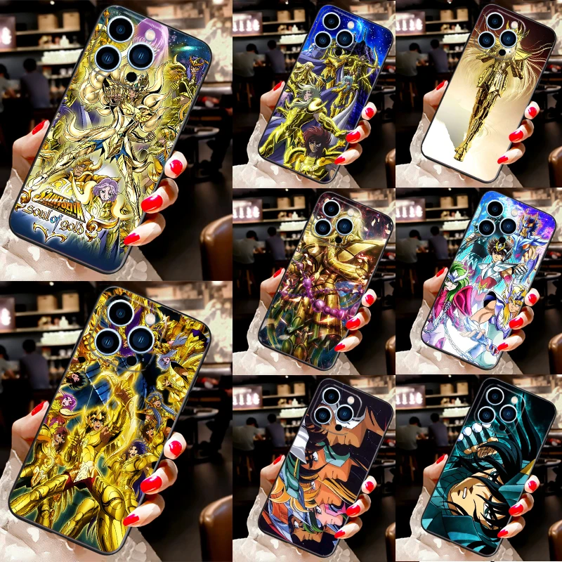 Aries Mu Sagitario Saint Seiya Case For iPhone 13 11 12 Pro Max XS XR X Soft Silicone SE 2020 6 7 8 Plus Cover | Мобильные телефоны