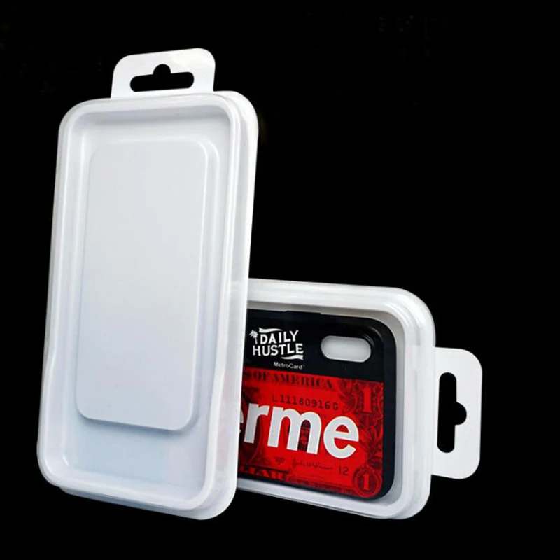 

Easy To Pack White Clear Display Retail Box For Samsung Note 10 Case Cover PVC Package Pouch For Iphone XS Max Shell Case
