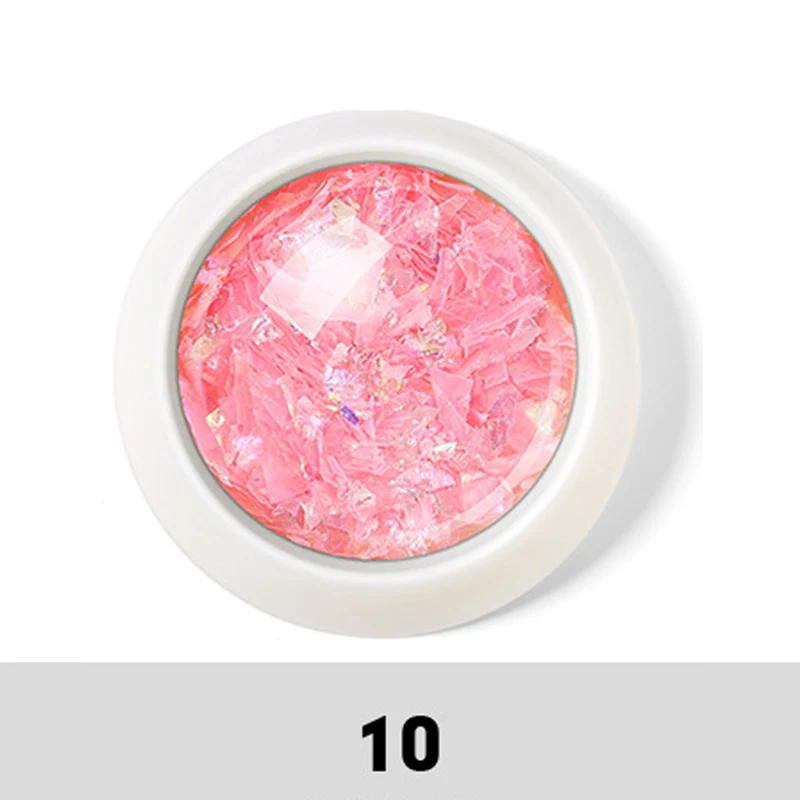 Q01655 RBAN NAIL 1 коробка разбитая Смешанная форма для ногтей блестки хлопья Типсы смешанные цвета блестка Маникюр 3D лак для ногтей инструменты для украшения ногтей - Цвет: Q01655