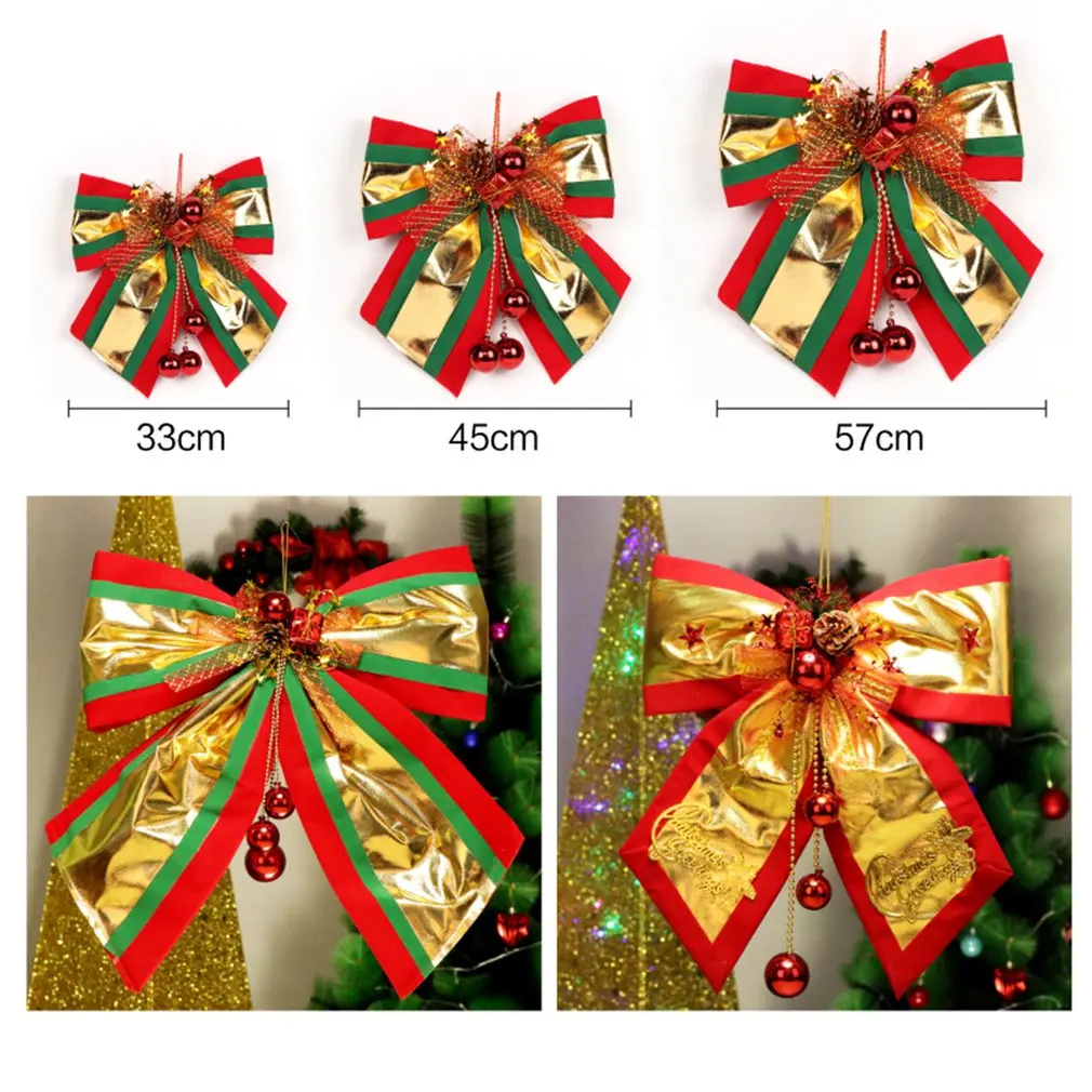 

Pretty Bow Xmas Ornament Christmas Tree Decoration Festival Party New Year