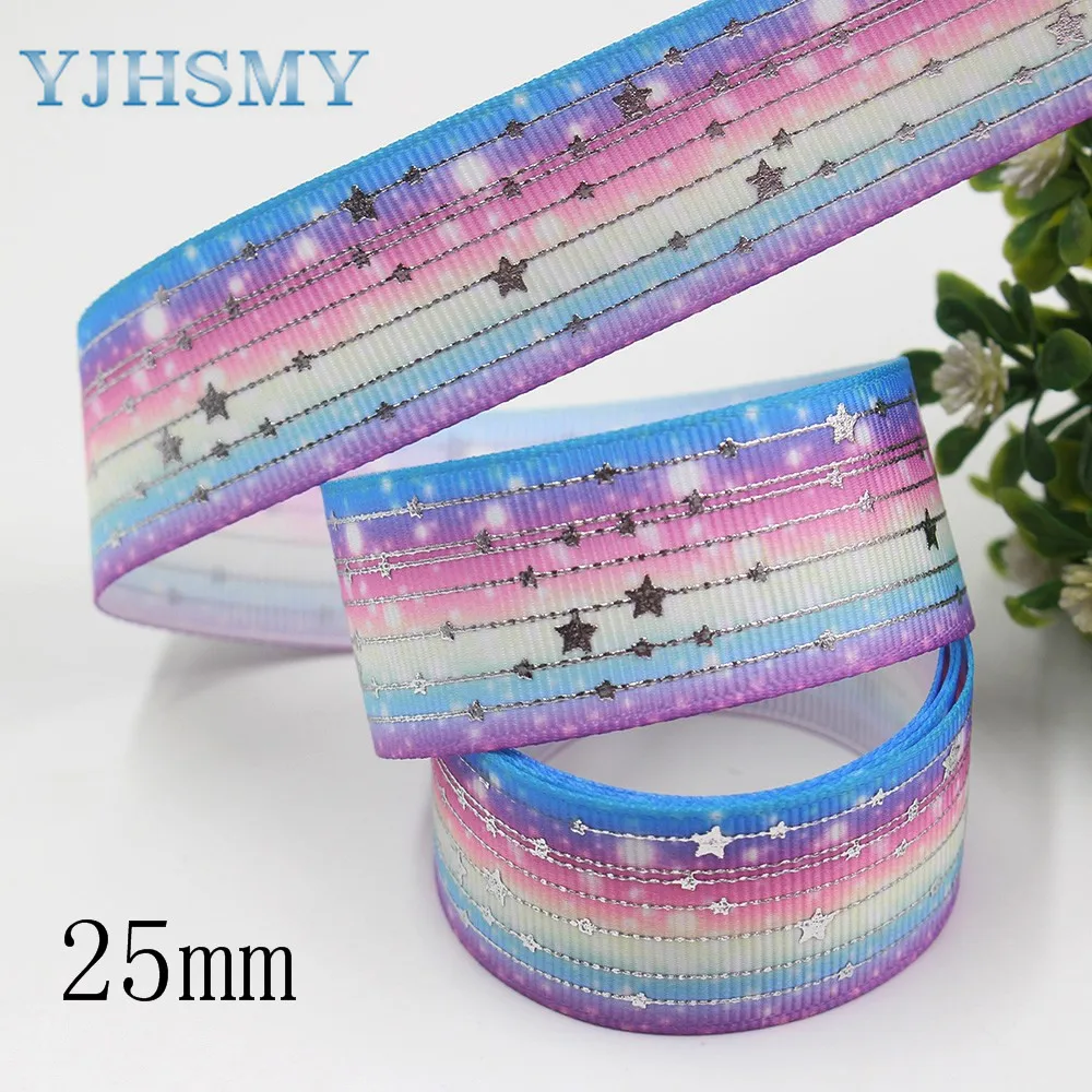 I-191211-2749 YJHSMY I-191211-2748 25 мм 10 ярдов Красочные градиент любовь бронзовые корсажные ленты, сделай сам лук кепки, День Святого Валентина вечерние украшения - Цвет: I-191211-2749
