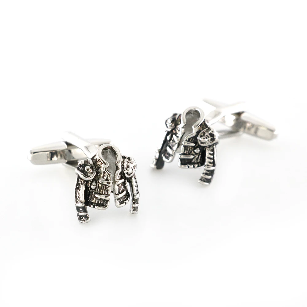 Men's Bullfighter Cufflinks Quality Brass Material Black Color Music Cuff Links Wholesale & Retail   - 2