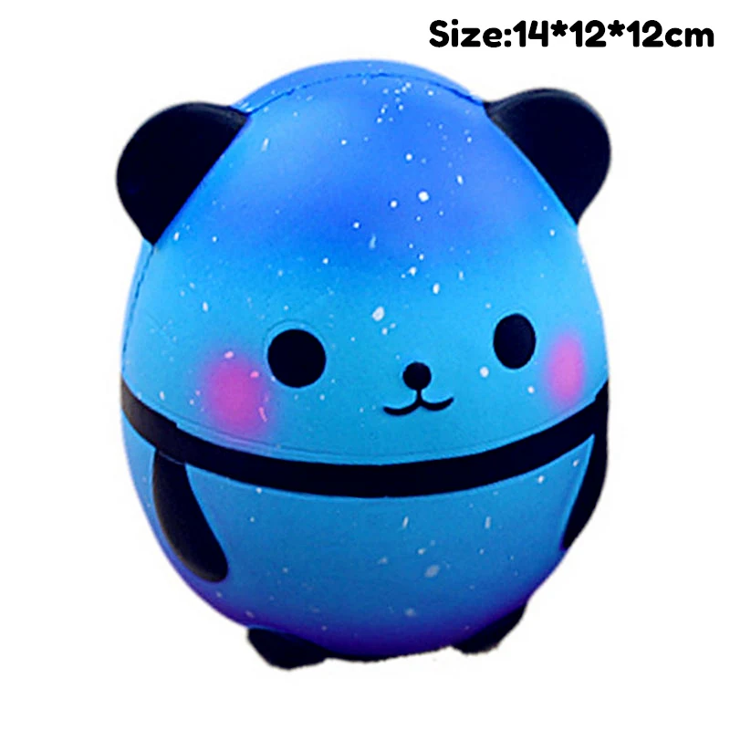 DW-XKXM-DLS-15 Kawaii Panda яйцо медленное увеличение моделирование Единорог Акула Кошка Животное мягкое игрушка против стресса успокаивающий мягкие для сжатия Рождественский подарок игрушки - Цвет: DW-XKXM-DLS-15