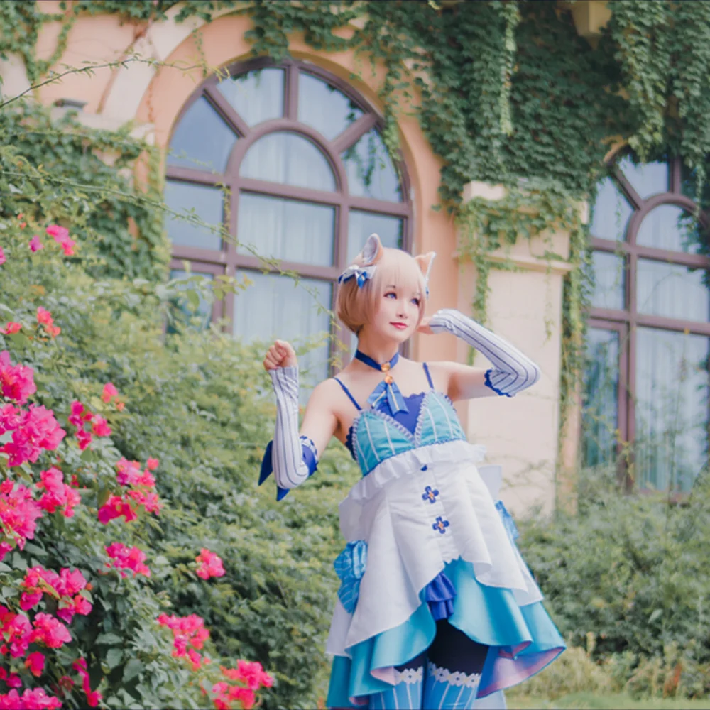 Re: жизнь в другом мире от Zero Re: Zero костюм Феликс Аргайл косплей костюм с носками и ушками и хвостом