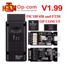 Opcom V1.99 с PIC18F458 FTDI оп-ком V 1,99 OBD 2 автоматический диагностический инструмент для Opel op com CAN BUS V1.70 может быть обновление вспышки