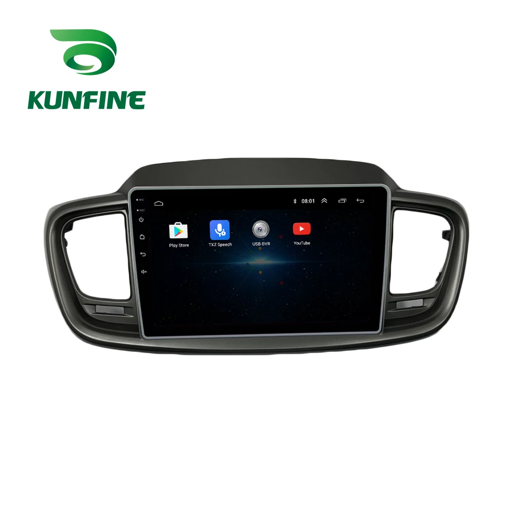 Octa Core Android 10.0 Car DVD GPS Navigation Player Deckless Car Stereo for KIA Sorento 2015 Headunit Radio