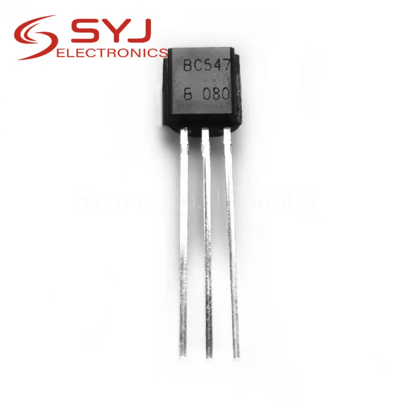 100 шт./лот BC547B BC547 TO-92 биполярные транзисторы-BJT NPN 45V 100mA HFE/45 новые оригинальные в