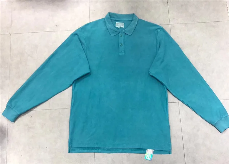 1 C.E Cav Empt мужское женское поло свободные с длинным рукавом синие высококачественные Cav Empt футболки - Цвет: 1