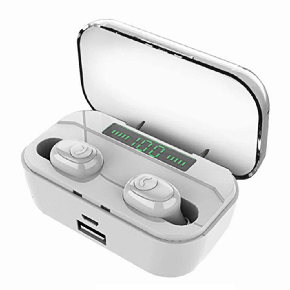 G6S Mini In Ear Bluetooth 5 0 Stereo Wireless Earphone Earbud with Charging Box