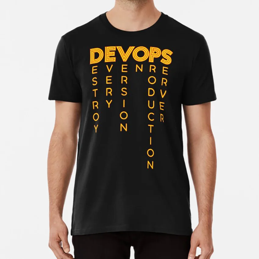 DEVOPS реальное определение футболка devops для компьютерного ботана geek программатор