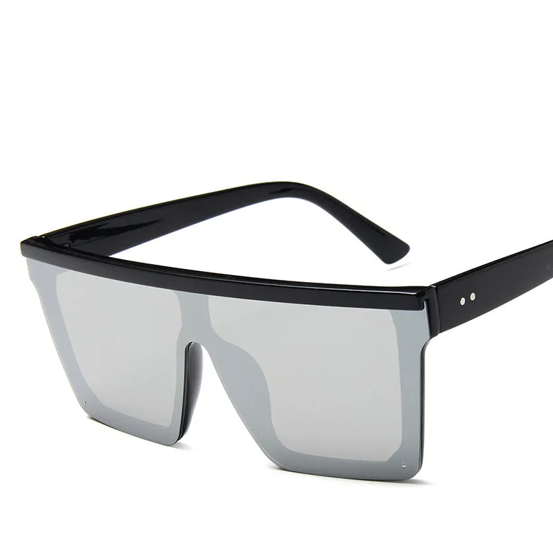 RBROVO, винтажные роскошные квадратные солнцезащитные очки для женщин, яркие цвета, линзы, солнцезащитные очки для мужчин, классические ретро очки для путешествий - Цвет линз: BlackWhite