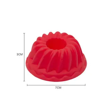 

Mini Swirl Shape Silicone Butter Cake Mould Kitchen Baking form Tools For Cake Bakery baking dish Bakeware Mold