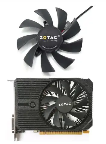 85 мм T129215SH GFY09010E12SPA 2Pin 0.3A вентилятор охлаждения для Zotac GTX 1050 GeForce Ti Mini 4GB вентиляторы