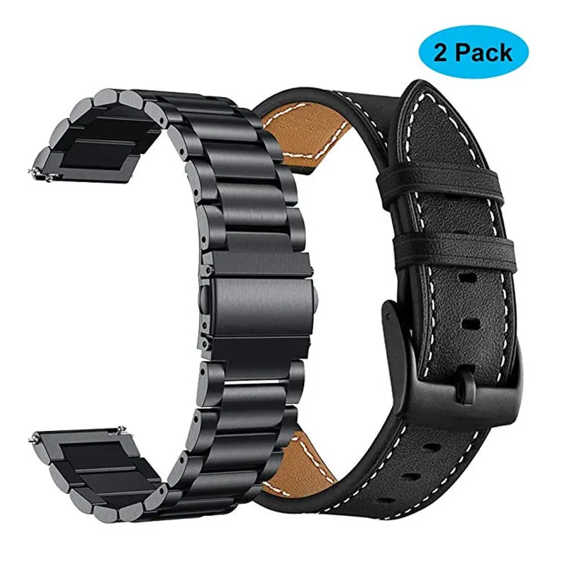 

Metal Link Strap For Samsung Galaxy Watch 3 45mm 41mm Active 2 Gear S3 Band For Huawei GT 2 46mm Pro Amazfit Watch Bracelet