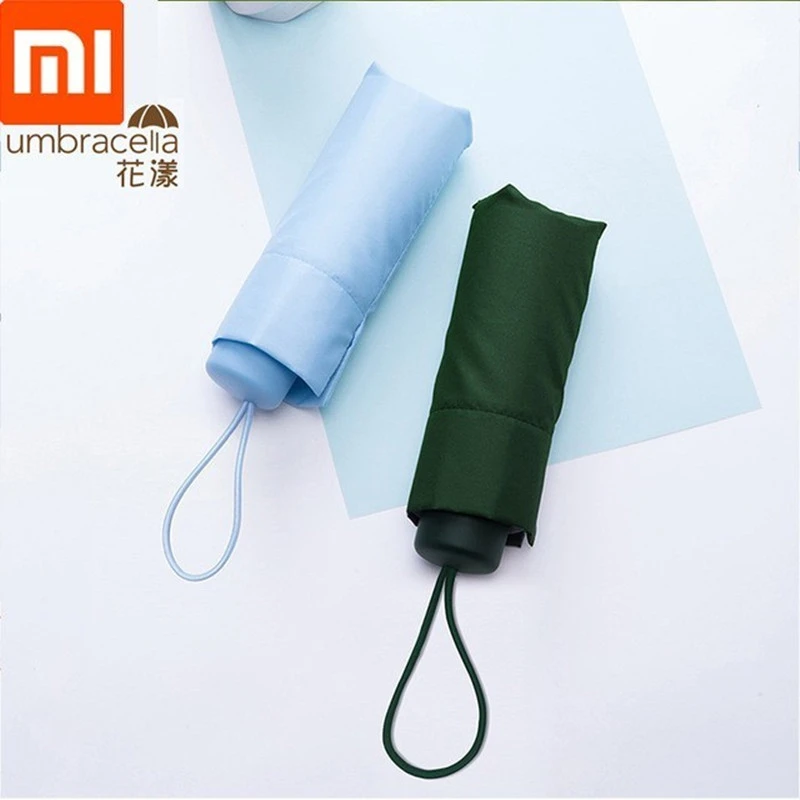 Зонт Xiaomi 50% складывающийся суперкороткий переносной Сверхлегкий дождливой