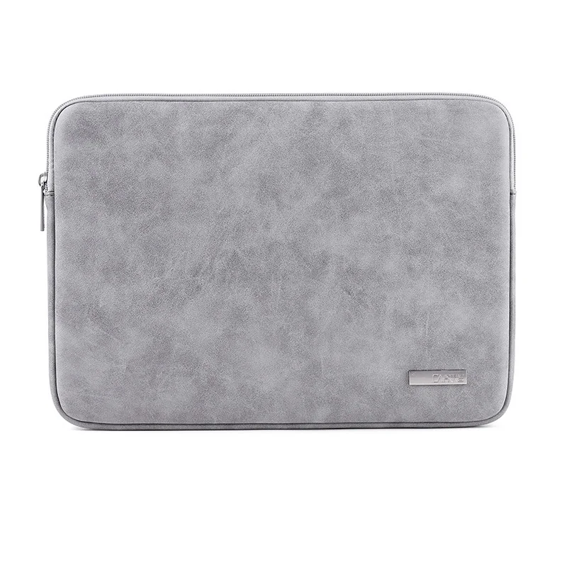 grey Мягкий водонепроницаемый чехол из искусственной кожи 13,3 15 touch bar для Macbook Air 13 Pro retina 13,3 14 15 дюймов, чехол для ноутбука - Цвет: grey