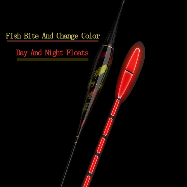 Умный светодиодный рыболовный буй RQNQ 2021 1 шт., автоматическое напоминание о переключении цвета, ультратолстый электронный светящийся буй для рыбалки 2