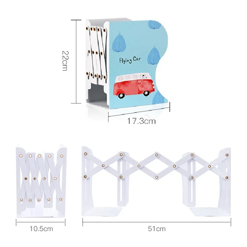 1 шт. Kawaii металлический Настольный держатель для книг выдвижной книжный блок студенческий стол Коробка для хранения офисная школьная полка для дома канцелярские принадлежности