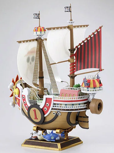 

One Piece Series Pirate Ship Miles Sunshine Ship Model Decoration Height Reduction Diffuse Country Garage Kit