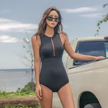 SANQi женский купальник женский соединенный сексуальный покрытый живот был тонкий и консервативный корейский горячий весенний купальник купальный костюм