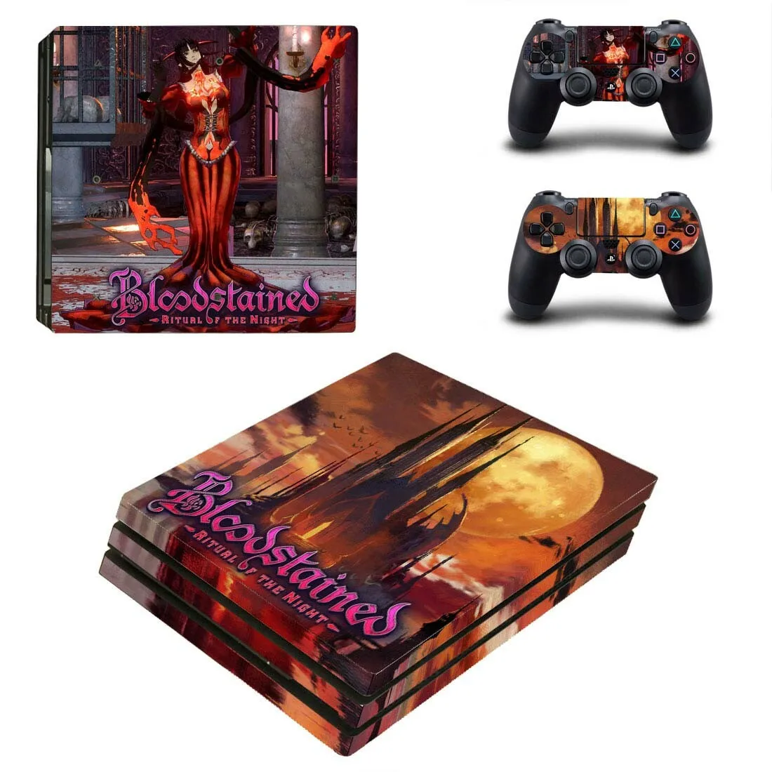 Кровоокрашенные: ratial of the Night PS4 Pro стикер s PS 4 Play станция 4 Pro виниловые наклейки на кожу Decas Обложка Pegatinas Adesivos для playstation 4 Pro консоль и