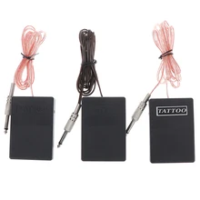 1 шт., педаль для татуировки, переключатель, педаль, компактный, противоскользящий, для ног, татуировки, педали, инструменты, черный пластик, тату-машинка, аксессуары