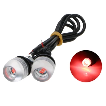 

LEEPEE 18mm 5630 1 Pair Car Eagle Eye LED Light Reverse Backup Signal Lamp DC12V 3W DRL Daytime Running Fog Lights