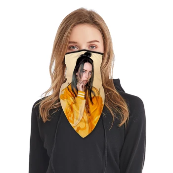 

HIP HOP Billie Eilish Anti Dust Mask Unisex Cosplay reusable street Face Mask for men and women Anti-pollution