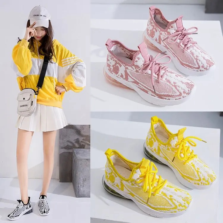 

Coconut Athletic Shoes Women's Tennis Red INS Fashion 2020 Spring New Style Breathable Students Daddy Shoes Casual Fitness Runni