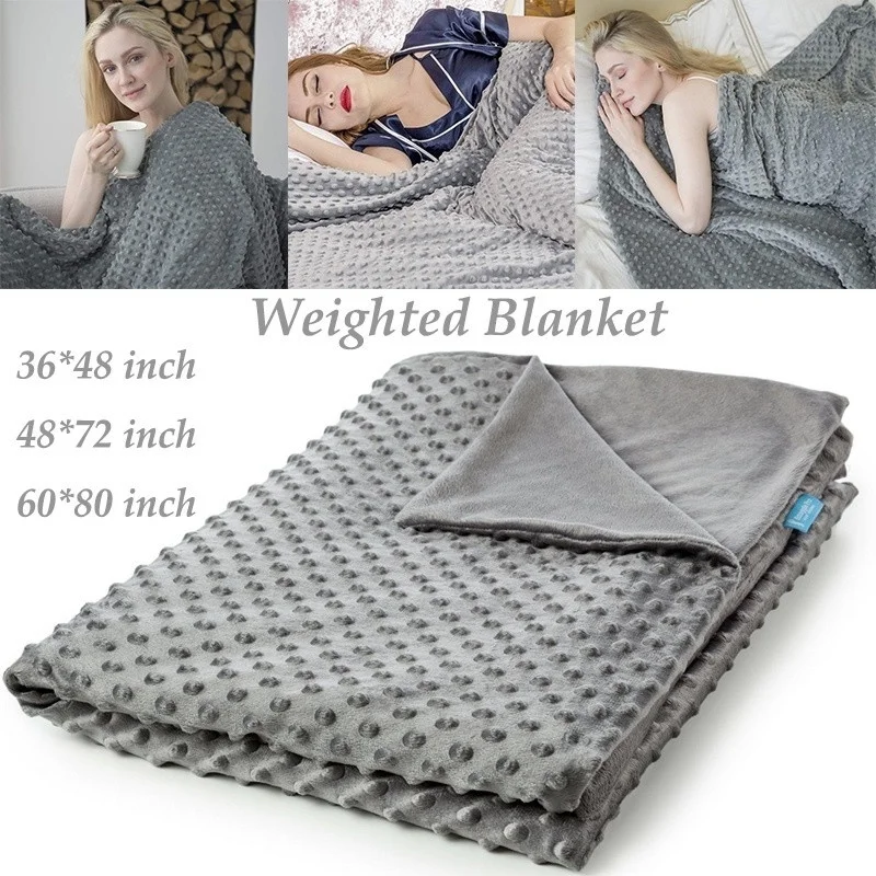 Горячее предложение, новое утяжеленное одеяло для снятия стресса, облегчающее сон, утяжеленное одеяло для дивана, рождественское одеяло