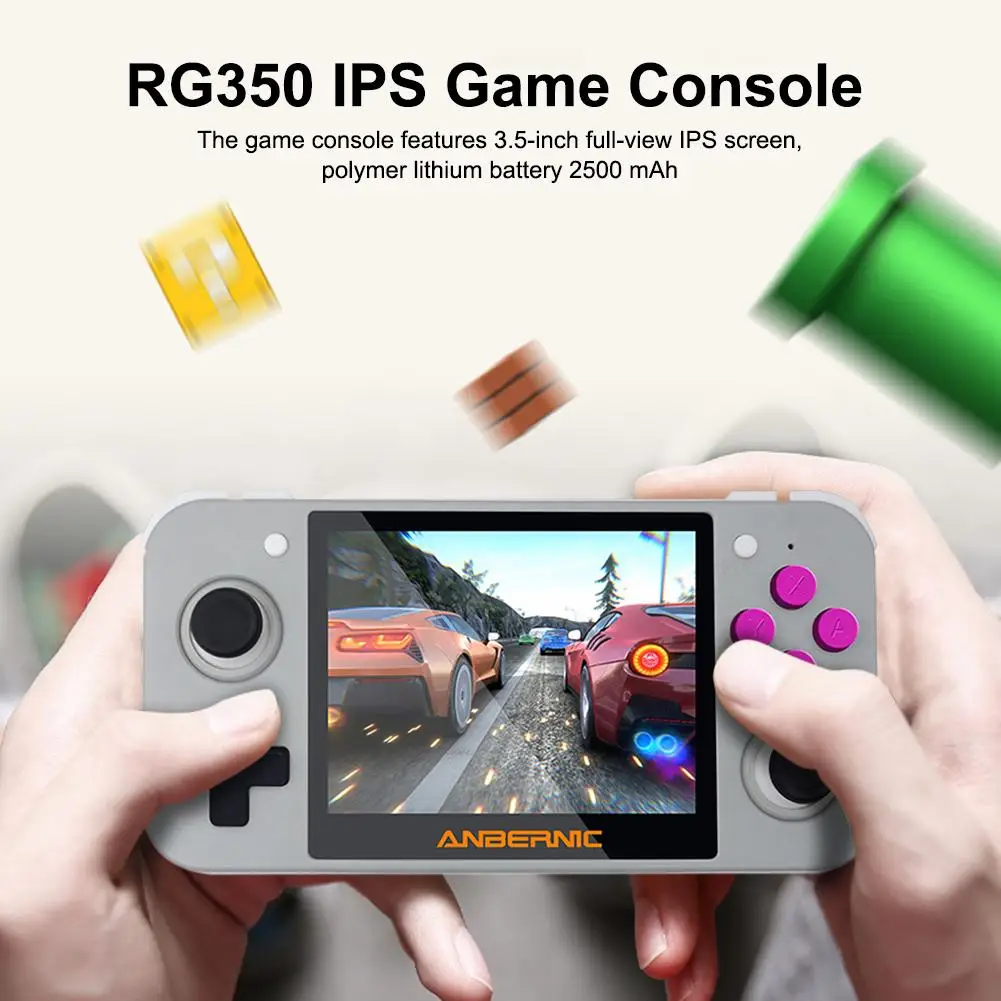 

Retro Game RG350 Video Game Handheld Game Console MINI 64 Bit 3.5 Inch IPS Screen 16G TF Game Player RG PSP Optimized Version
