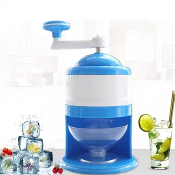 

Portable Hand Crank Manual Ice Shaver Crusher Shredding Snow Cone Maker Machine Tool PI669