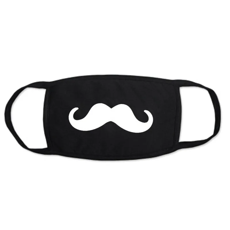 Korean pop anime mask Winter Warm Mouth fabric Mask dust mask Cartoon Face dustproof cotton Anti reusable double mouth mask