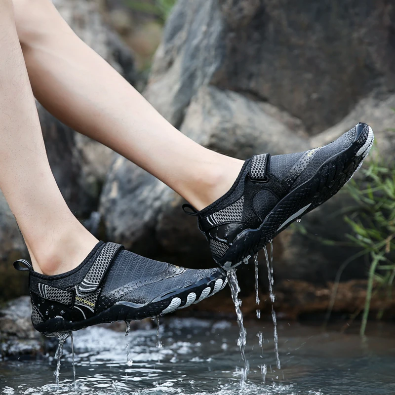 Мужская и женская быстросохнущая прогулочная обувь; Водонепроницаемая обувь; Дышащие противоскользящие водонепроницаемые пляжные кроссовки|Обувь для восхождения|   | АлиЭкспресс