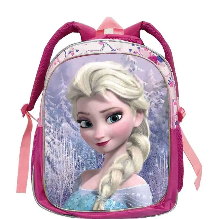Вместительный Детский рюкзак Disney 11-16 дюймов школьный ранец для девочек с принтом