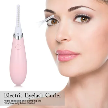 

Electric Eyelash Curler with Comb Eye Makeup Tool Heated Eyelash Curler Maker for Eyelashes Makeup Women Eyelash Curling Tool