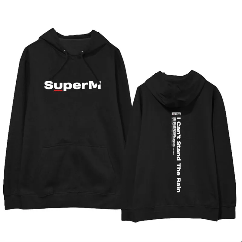 KPOP SuperM Super M We Are The Future Live JOPPING Album оверсайз худи уличная одежда Свободный пуловер