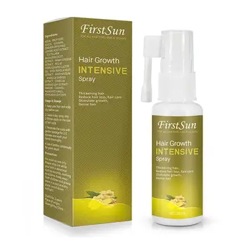 

30ml Intensive Hair Growth Spray Ginseng Ginger Extract Stimulate Dense Hair Growth Thickening Hair Anti Hair Loss Essence