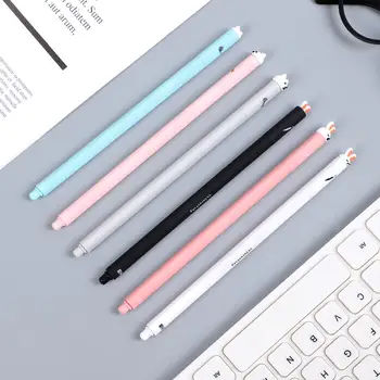 

3pcs/set 0.5mm Cute Rabbit Modeling Neutral Pen Kawaii Cartoon Animals Journal Pen Black Ink Pens School Supplies Kawaii