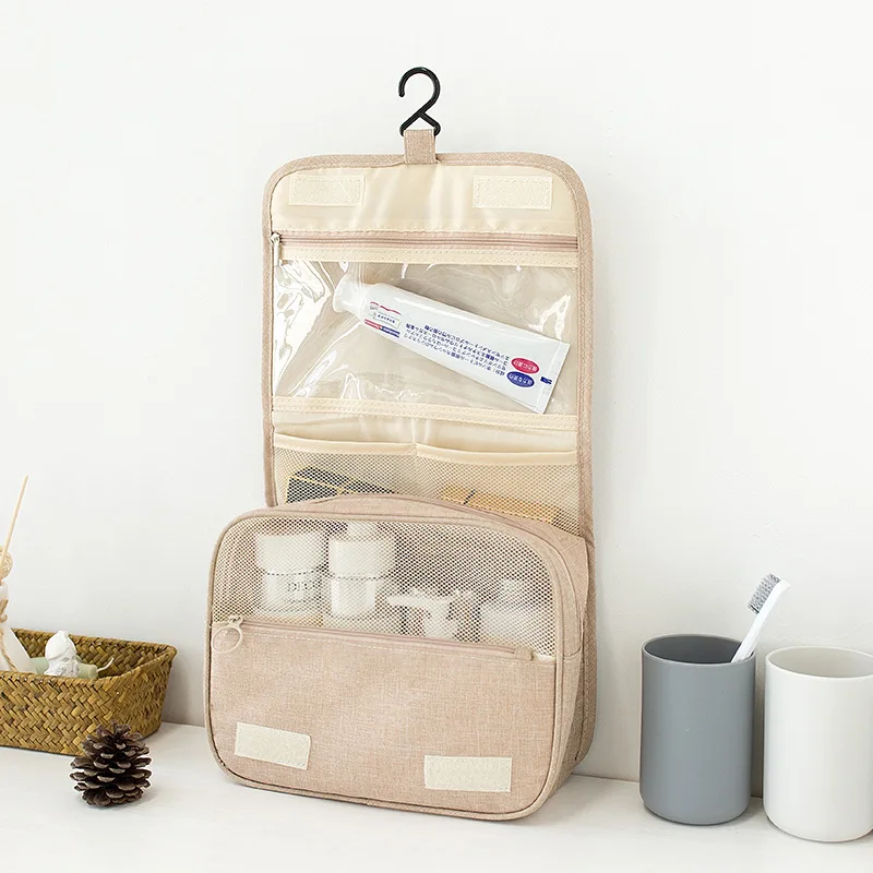 

Cosmetic Bag Storage Bag Hanging Canvas Travel Bag Waterproof Packaging Cube Storage Bag Large Capacity Cosmetic Bag Storage Box