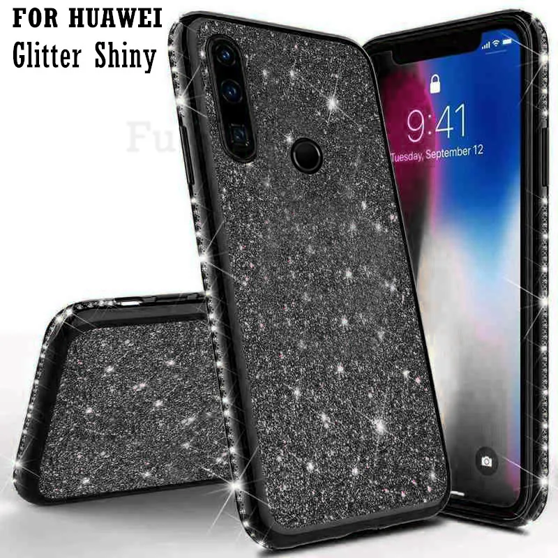 Glitter TPU Case For Huawei Honor 9X 8X 10X Play 10 Lite 10i 20S 20e 20 30i View 30 Pro V10 Nova 3 3i 5T 7i Diamond Soft Cover | Мобильные