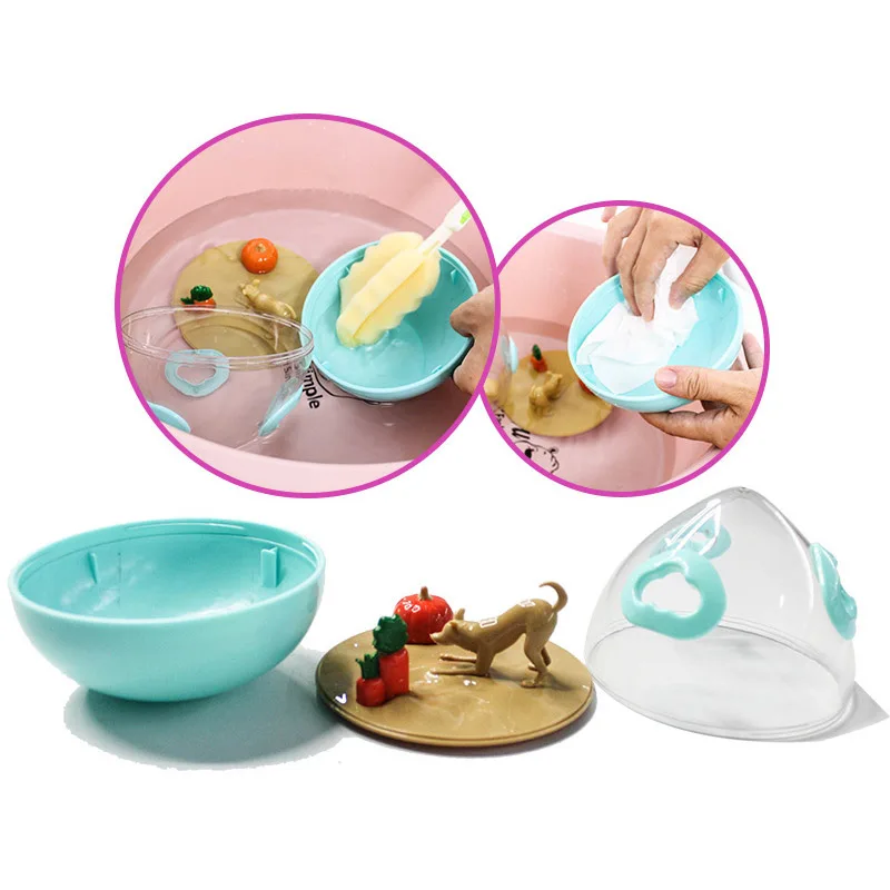 Pet Tumbler Leak Food Ball Puzzle Toy Plastic Interactive Multifunctional Dog FeederC&M