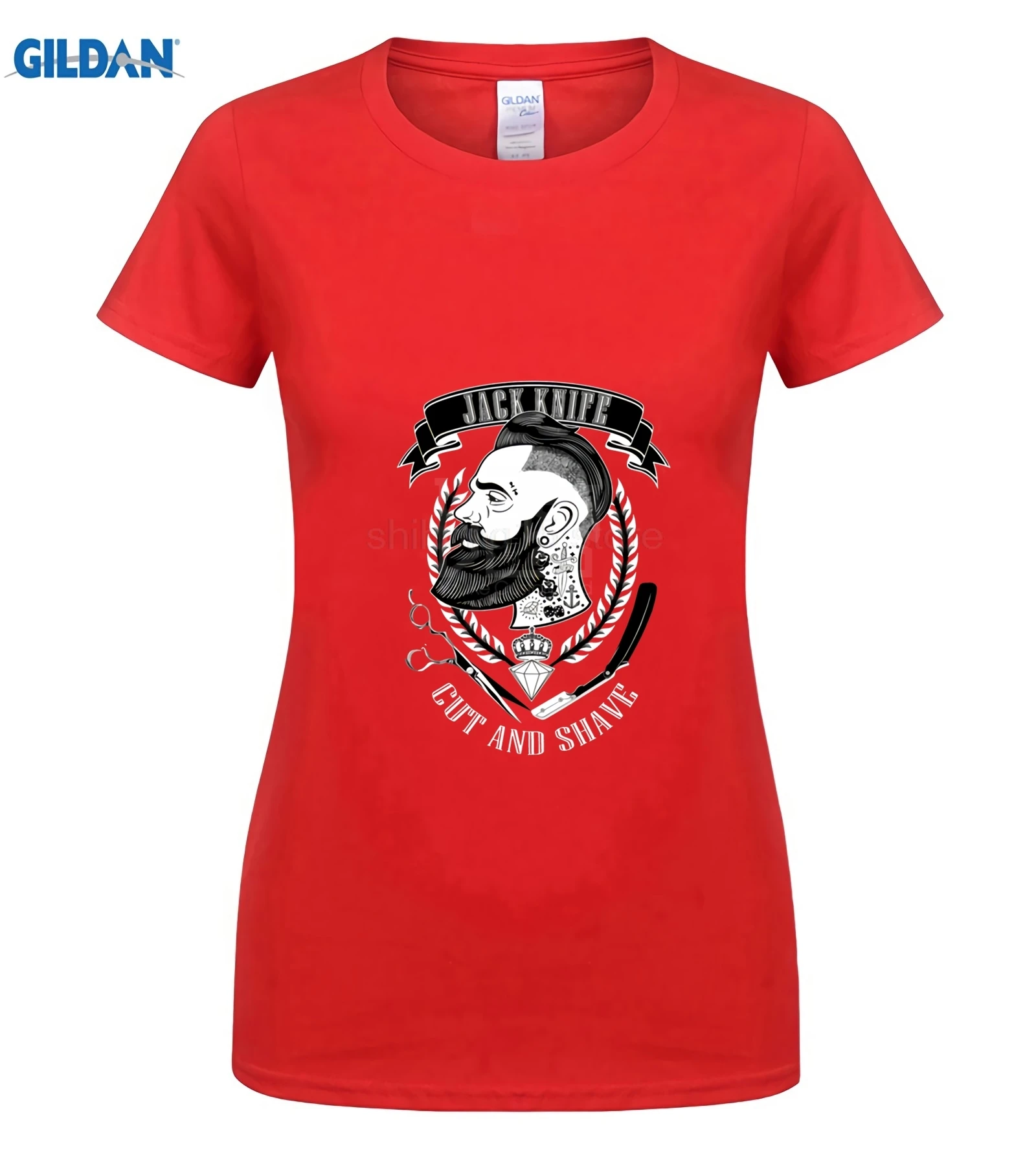 Футболка и футболка Классическая футболка в стиле хип-хоп хлопковая простая одежда - Цвет: women red